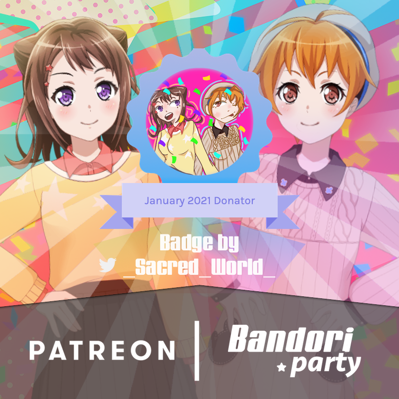 January's limited badge is here! 🤩🎉

It's a very special badge featuring Kasumi and Hagumi,...