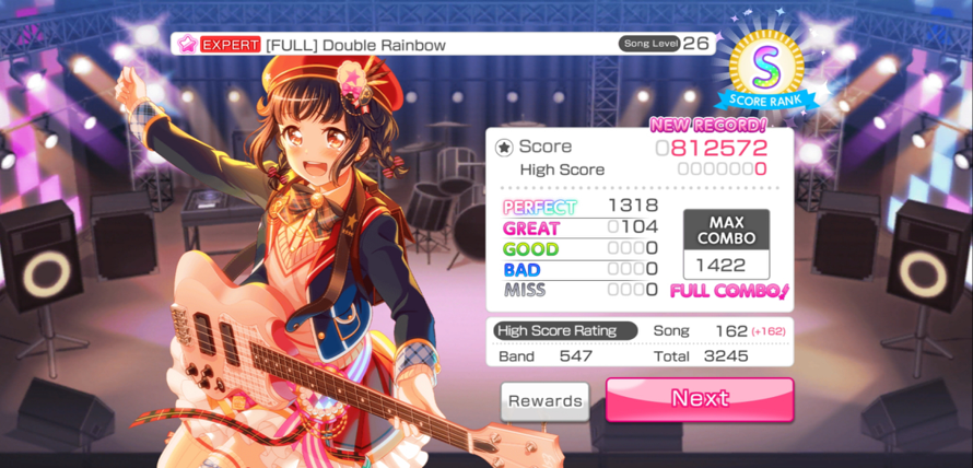   Ah.. FC the first time I did it 
It's just that.. why didn't I get an SS