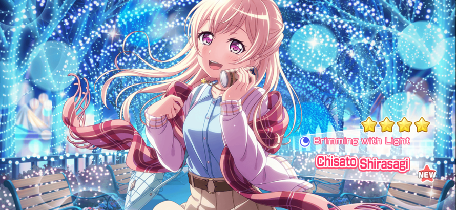   A solo, my second solo, yellow lights... And i got HER

  I LOVE BANDORI IT'S MY FAVORITE GAME...