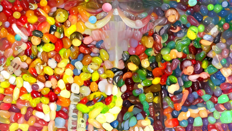    weeb test: 
if you see something other than jelly beans then i have bad news for you....