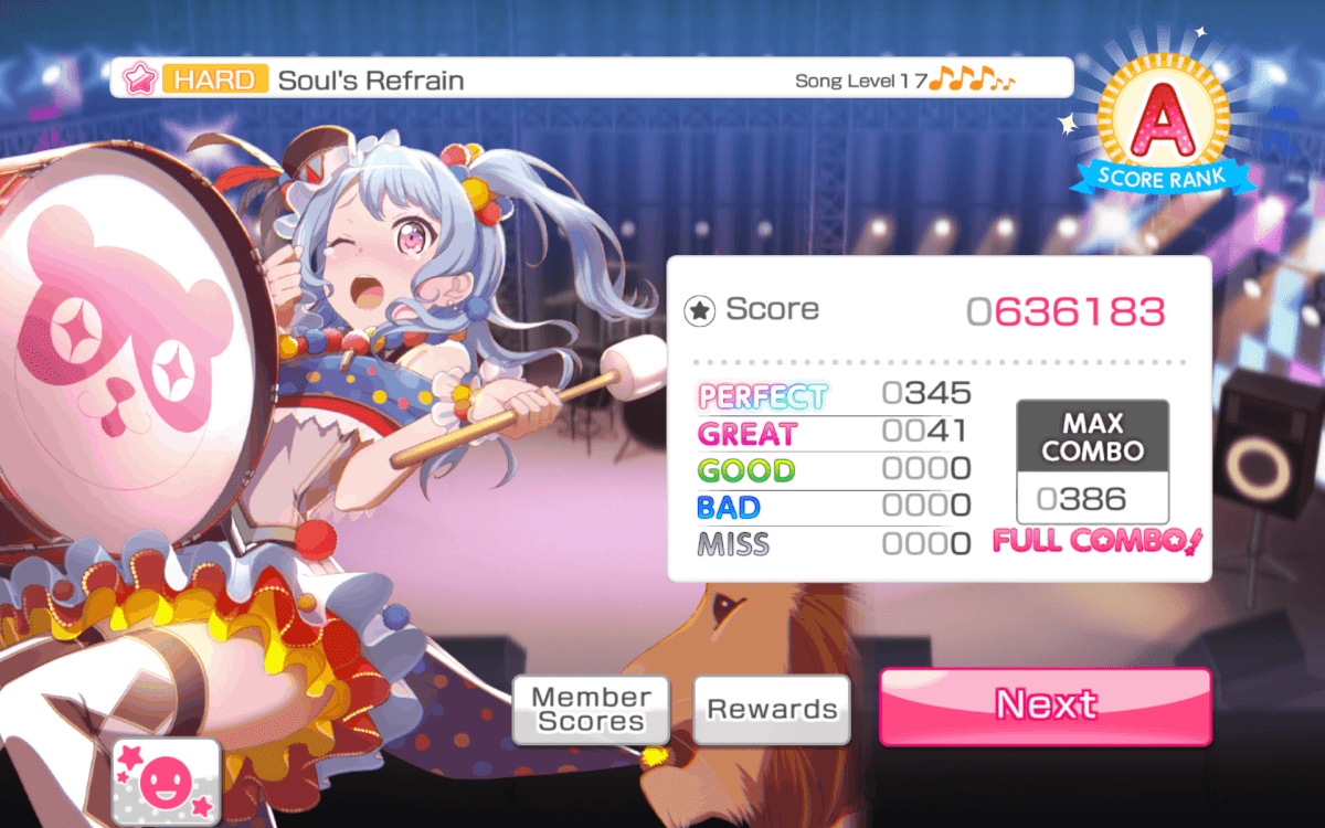 My first full combo on hard! I'm a noob and I know it B  