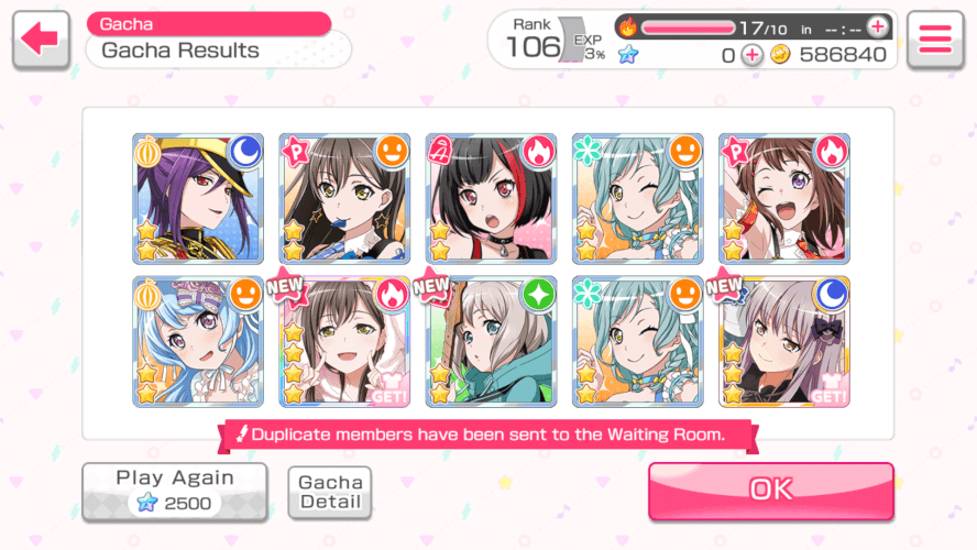   YUKINA FINALLY CAME HOME AND EVEN BROUGHT A 4⭐ WITH HER I'M SCREAMING  

After playing through...