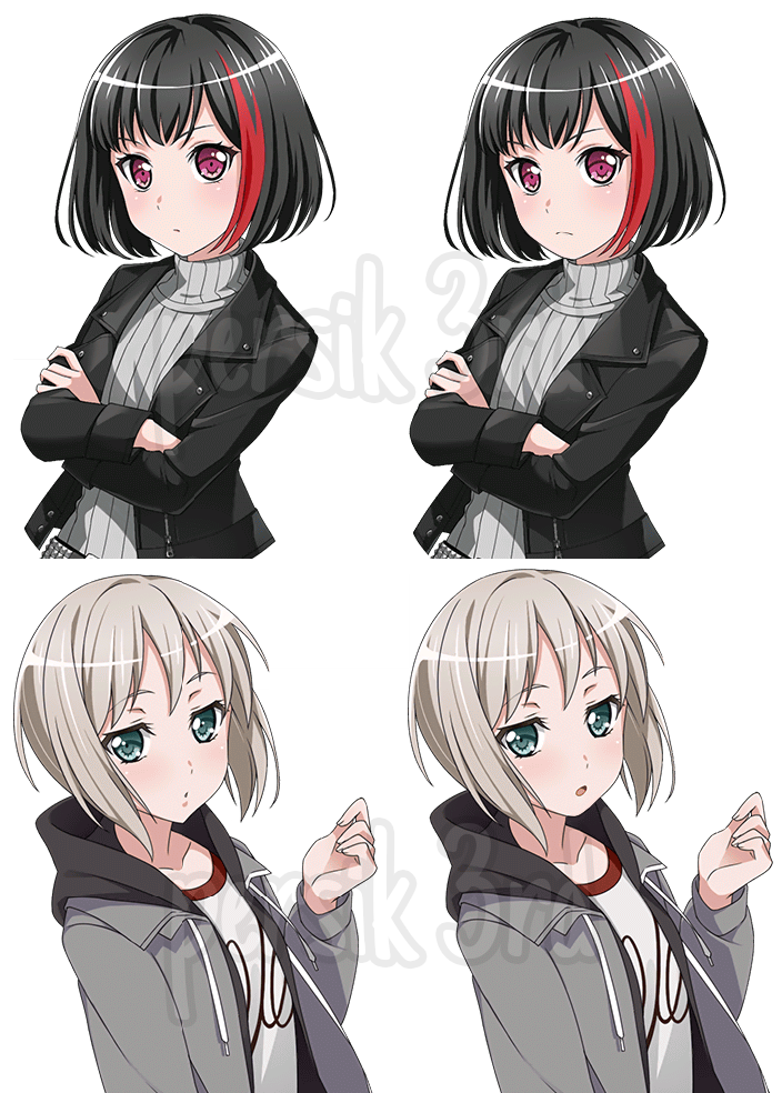     Edited Ran and Moca's 1  faces

What do you think?