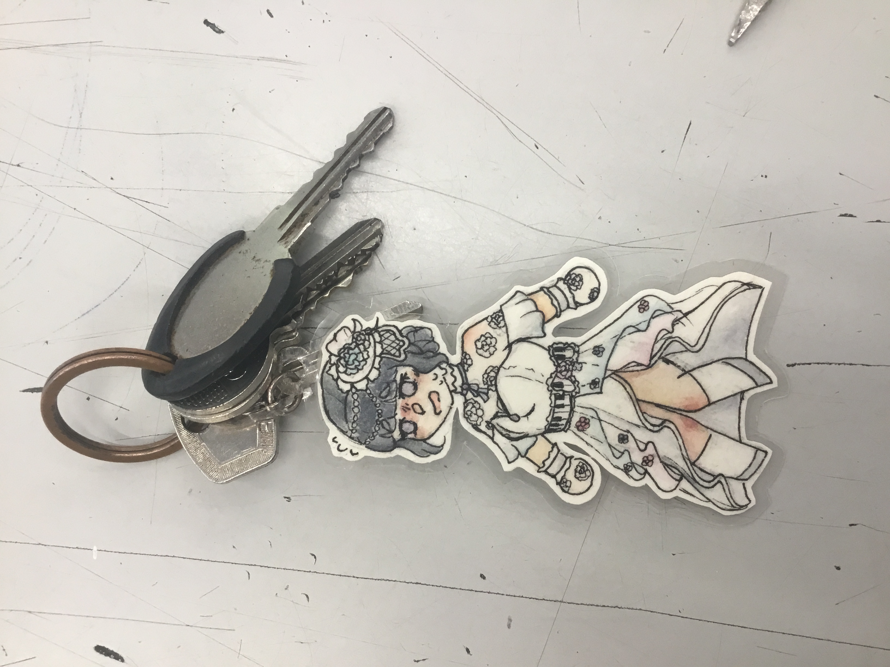 I made a custom Rinko keychain! :DD