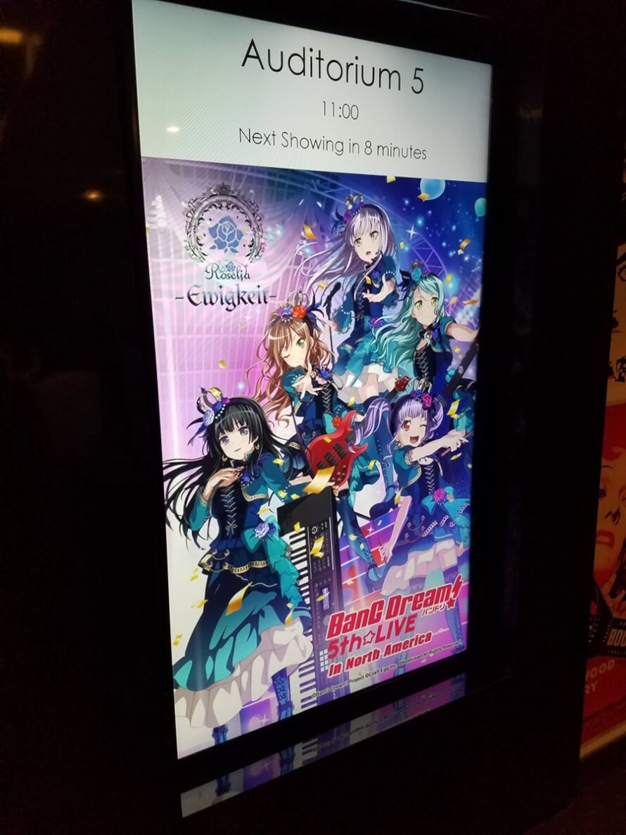 went to the roselia dv this saturday! it was fun