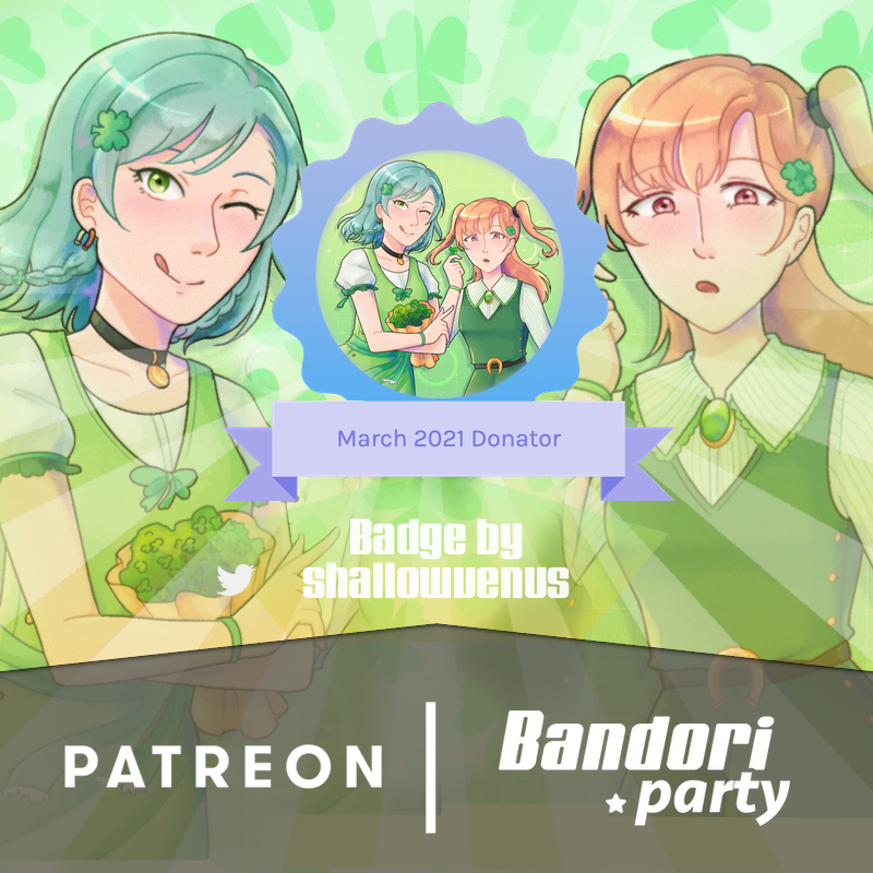      March 2021's limited badge is here! 🤩🎉  

It's a very special badge featuring Hina and Nanami,...