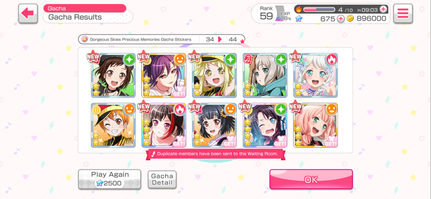 OKAY I JUST CRIYING RIGHT NOW

After 11.000 stars Ran bb finally came home!!!!!!!!! :DDD And also...