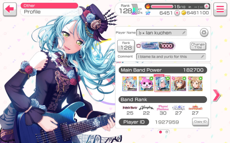 after a year of not changing my username... i have done it.

LAN KUCHEN.

i can explain i swear...