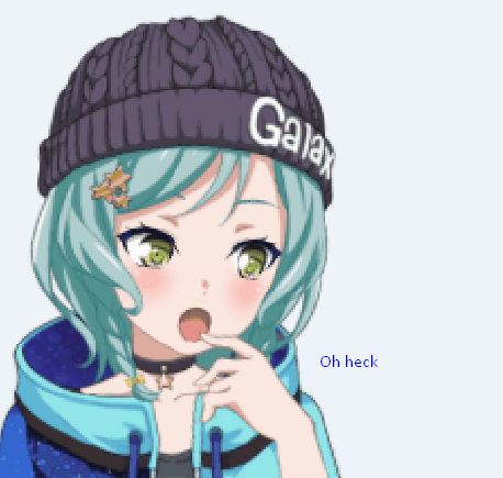 So i made this reaction image