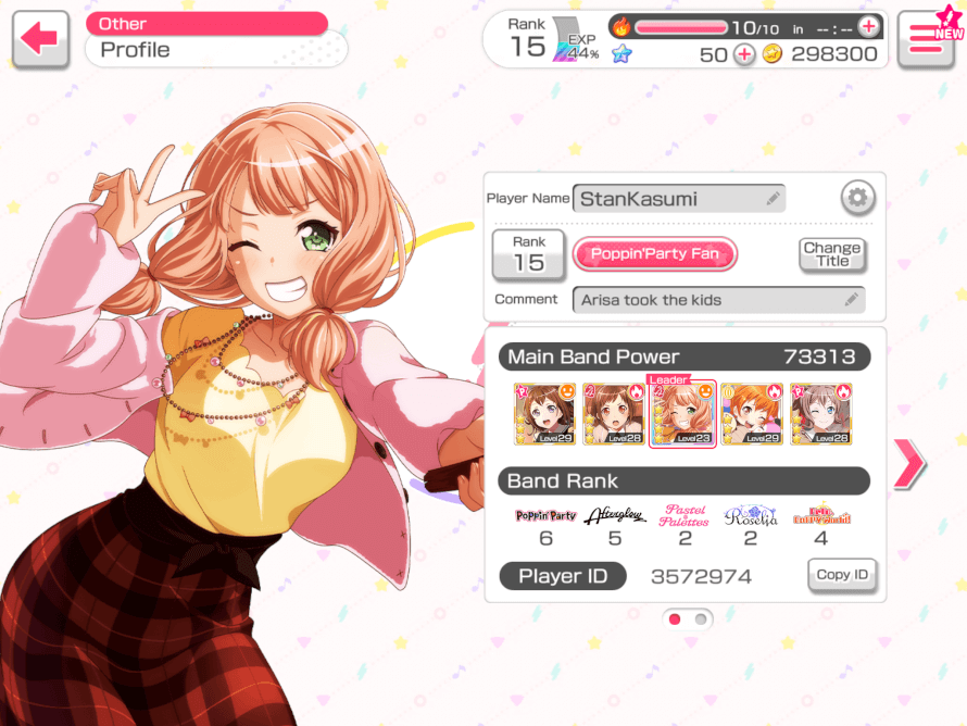 Here’s my profile! Friend request me if you want to~