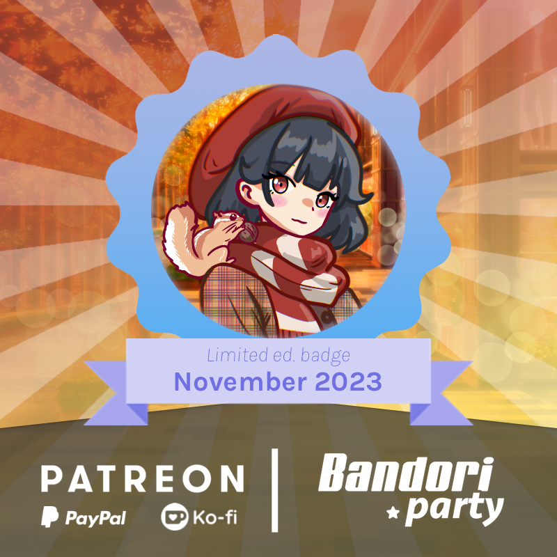      November 2023's Exclusive Badge Has Arrived! 🤩🎉  

 Featuring a special design with Rimi 🧣,...
