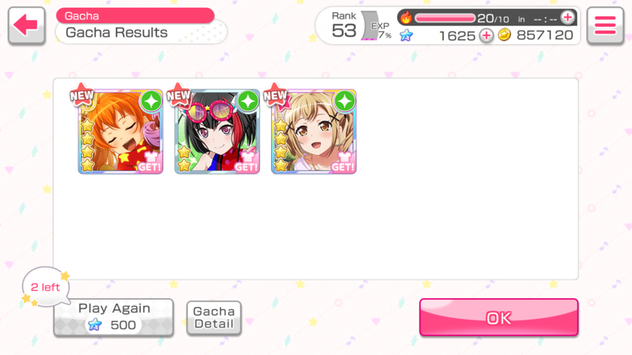   Happy! Lucky! Smile! Yay! :’  thank u gacha lords  