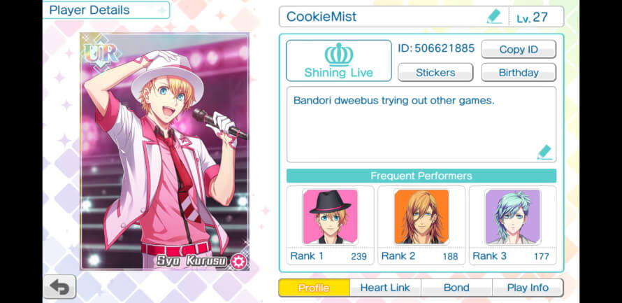 Well I guess I play Utapri now. If anyone else plays it, add me if you want.