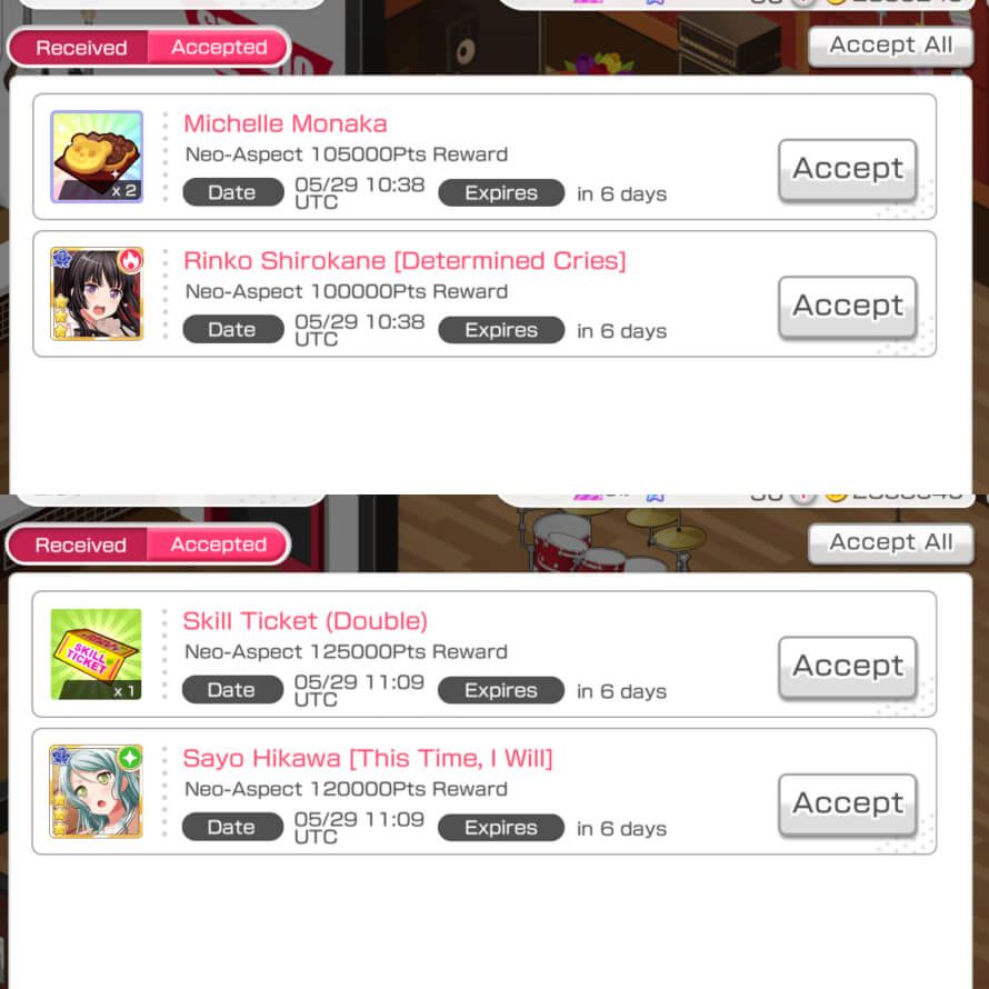 Rinko & Sayo got~ ❤ that was fast!