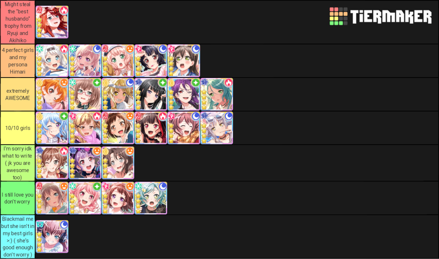     Let's all join the infinte bandwagon! 

I think this will remain kinda the same, at least the...