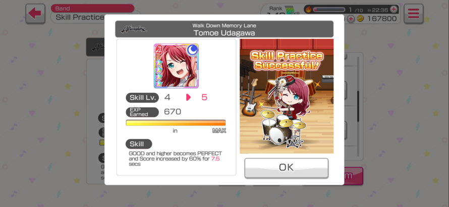     You don't know how happy I am by levelling up my baby 4  at max skill JDJDKDKDKDNSN 

Eve you're...