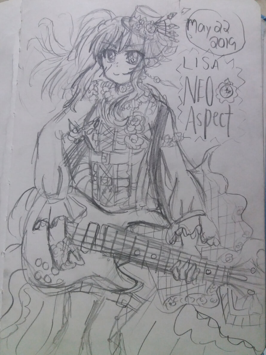 I know this is very late since there is may 22 2019 written on it. Anyway i drew my baby girl Lisa...