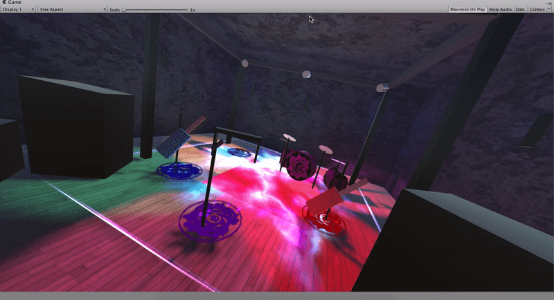 Roselia Stage made in unity ! \ o / 
