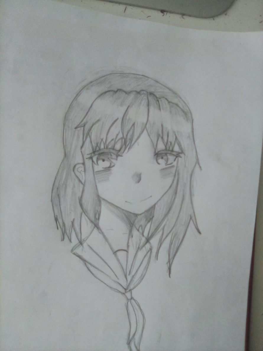 Hey guys I tried drawing in a different style hope you like it  :3