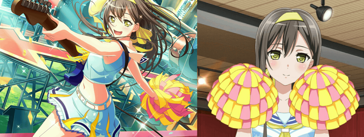 One does not simply
play the guitar while holding pom poms.