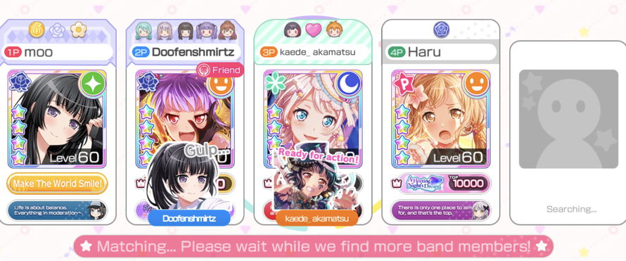     a wholesome multi live story

       and happy birthday misaki!!

so i was playing multi...