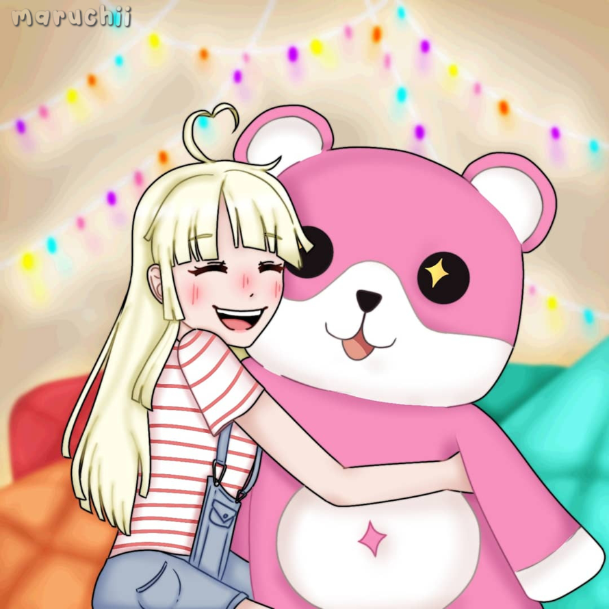 Big michelle plushie when? 😠/hj

Kokoro loves her michelle big bear plush 😔💕