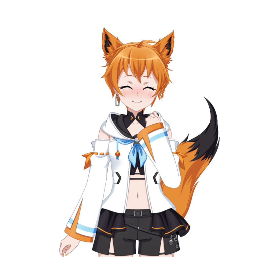 Here Is Hello Happy World With Wolf Or Maybe Fox Ears And Here We Have Hagumi,My Fav In Harohapi And...