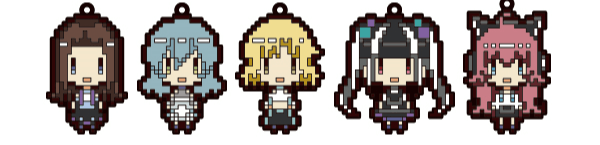It's amazing how quickly I can get sidetracked.

What you see above is the pixel RAS keychains...