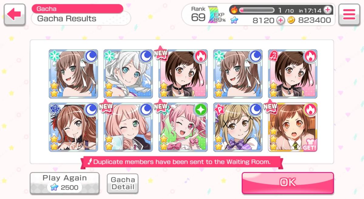 I've been on the fence about going for the Moca card in the Scarlet Sky gacha because she's second...