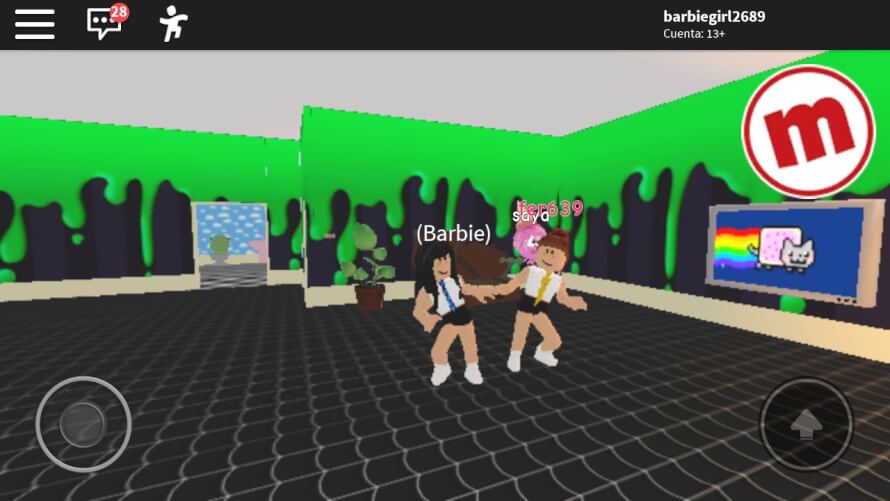 Tae and saya cosplay at roblox with my friend cupcakefeliz :D I am tae
