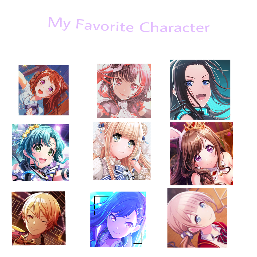 My favorite characters 