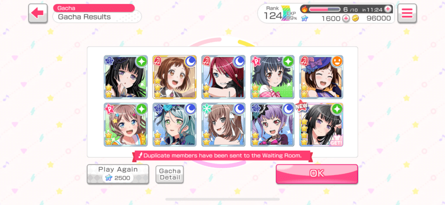 I didn't get Yukina or Ran, the characters that i wanted, but i at least i got her!!! So HAPPY!!!...