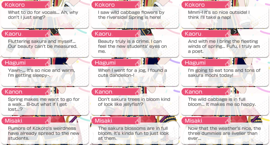 At long last, Hello, Happy World's 2nd Season Spring lines!

       No, I forgot again. From...