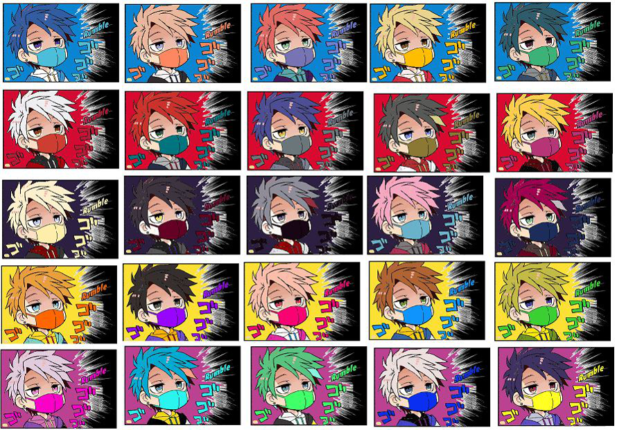 I've been on an AAside roll, and I colored Wataru from the  Puchigonavis...