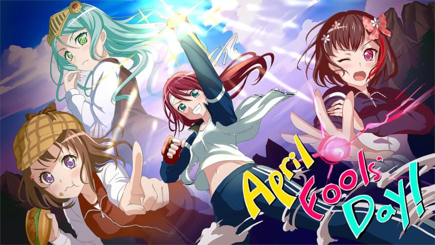 This tops even the April Fools 2019 Title Screen.

 bandori art is the best thing...