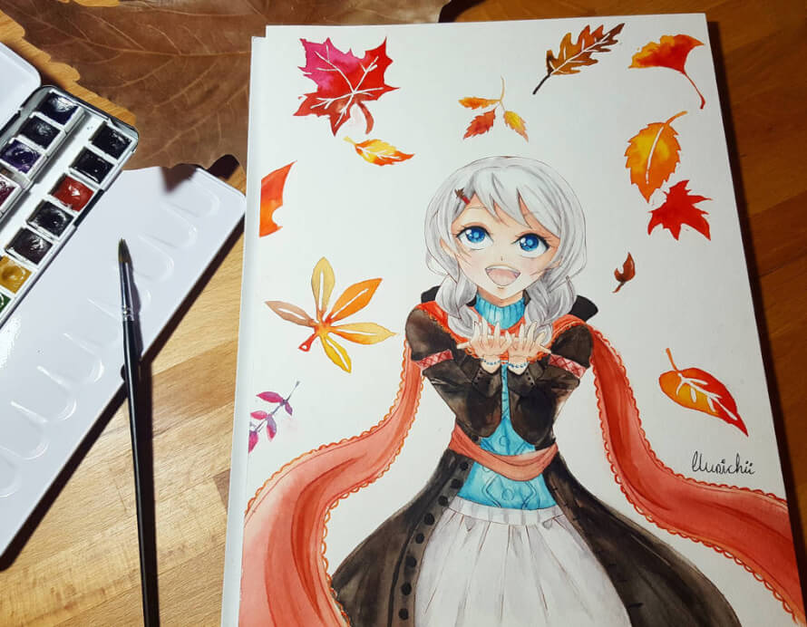 Just wanted to share my watercolor fanart of Eve that I did a while ago with you guys here :3

I...