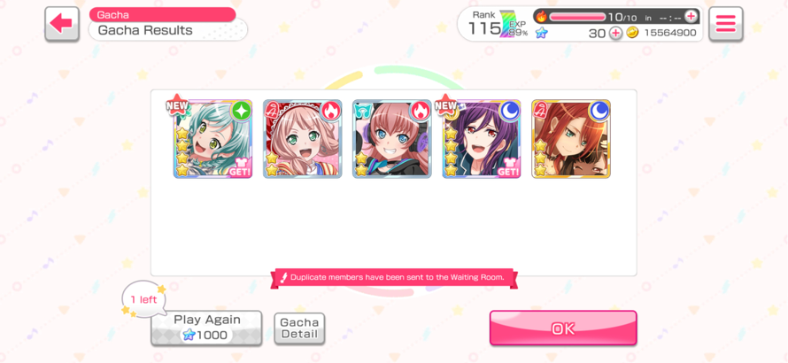 booyaaahhh

wowwww two 4 stars in a 5 pull is a new experience

but noooo i needed a pure hina...