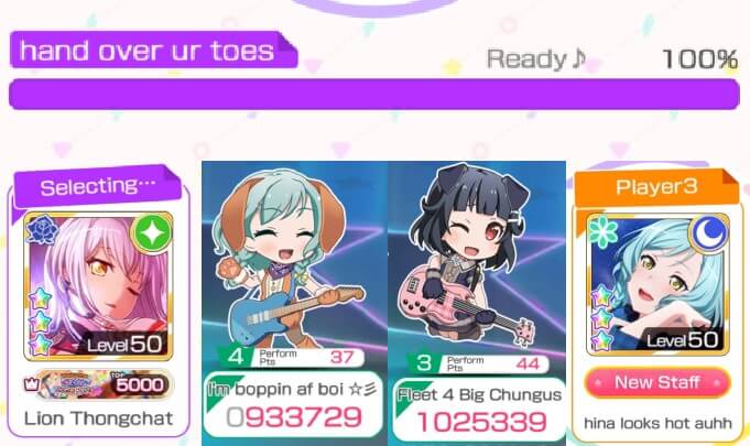 this episode of bandori names was brought to you by boppin Poppers. idk what they are, they just...