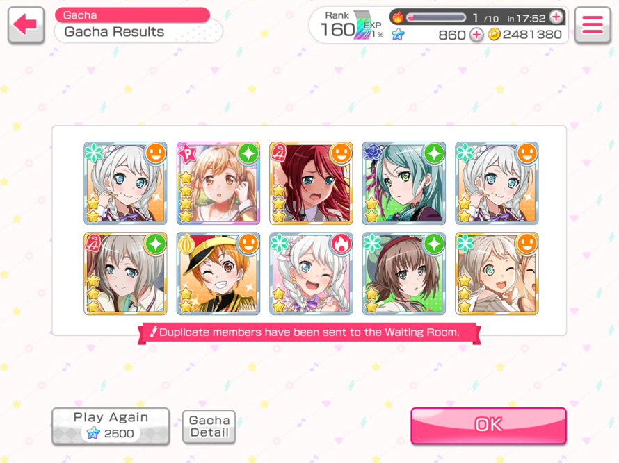 ToT At least I get Michelle  stickers...?