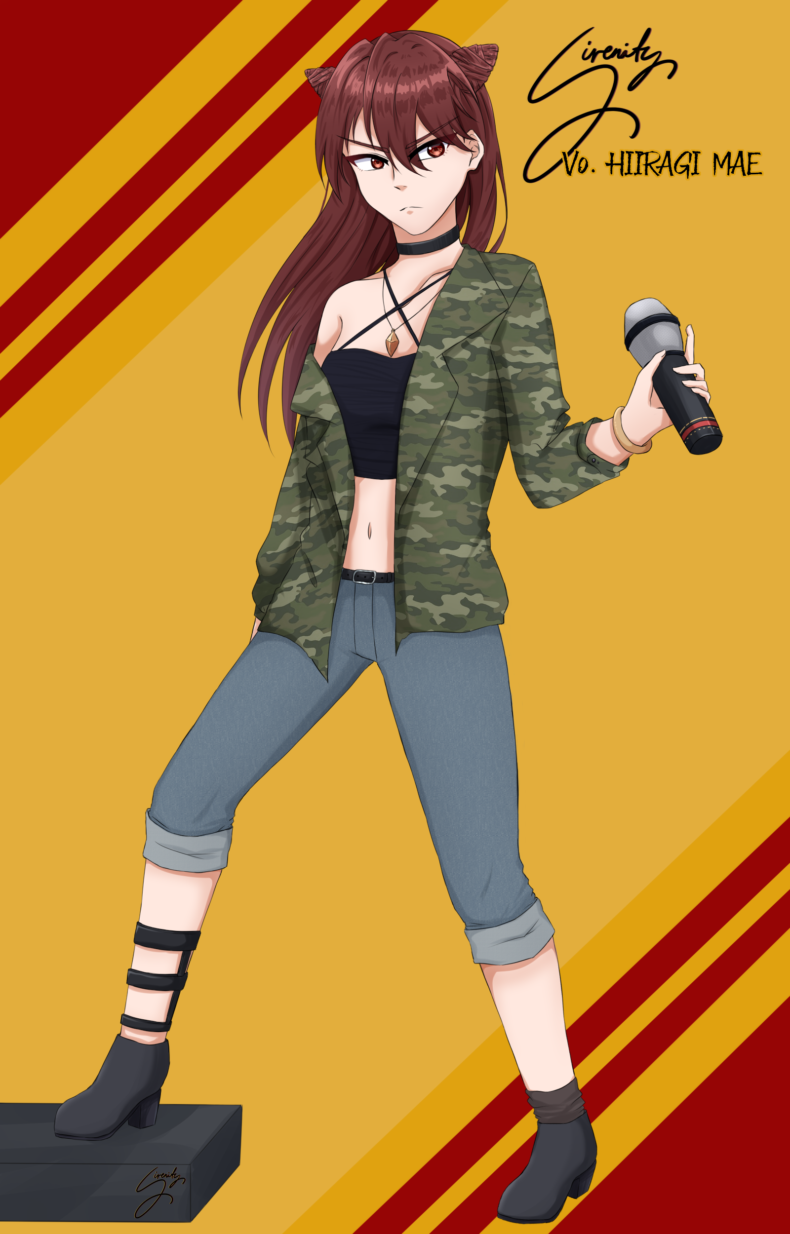 ~~drew Mae, one of my fanband characters, in the new argp style! I couldn't be bothered to design a...
