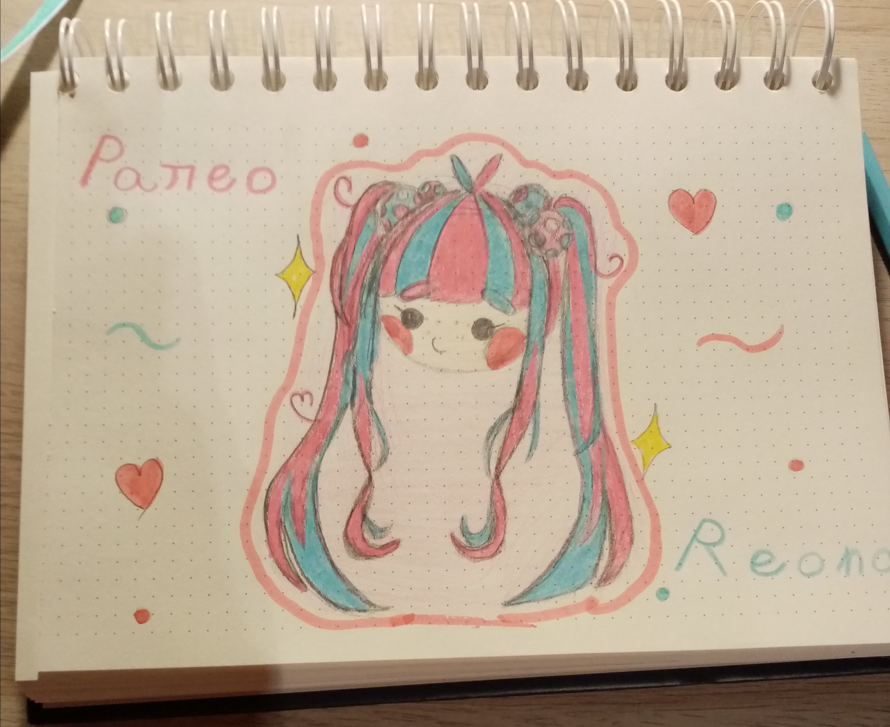   A drawing of Pareo/Nyubara Reona :D!
Hi people I made a drawing of Pareo again because this...