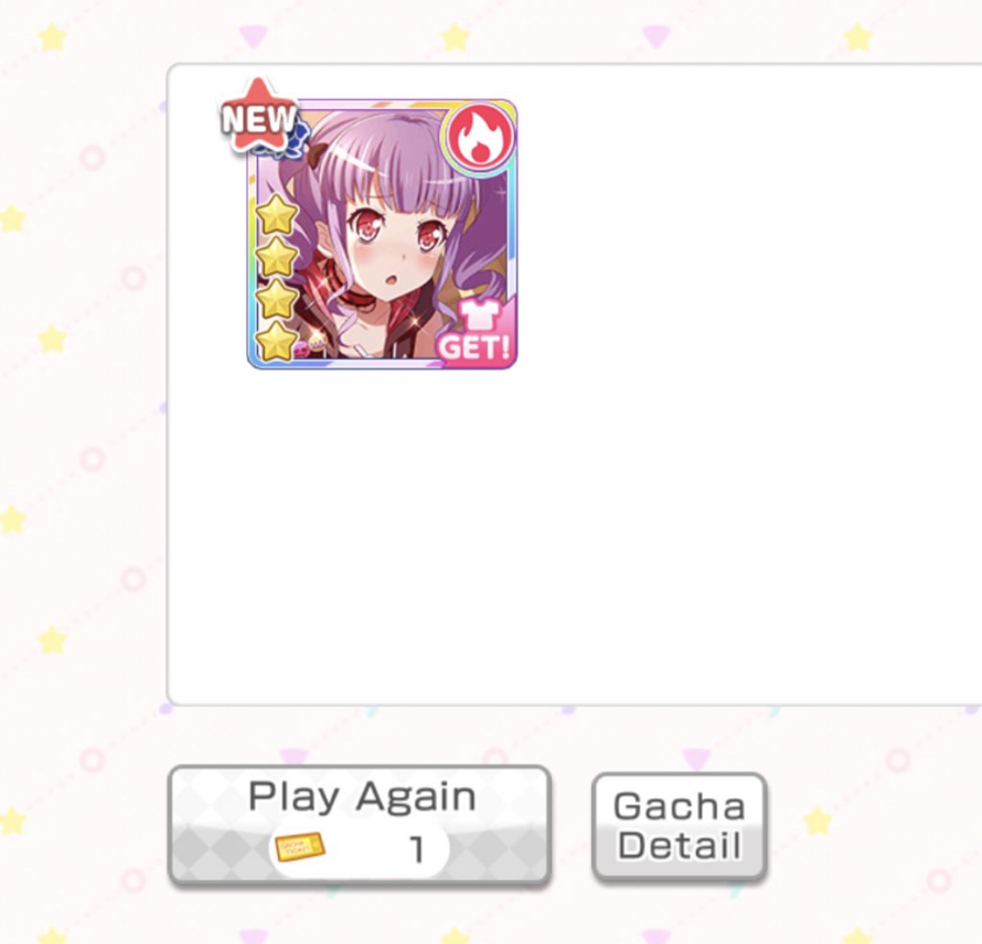 yall i got my fav ako card from one of the 3  tickets 🥺