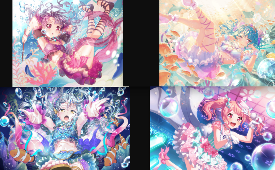 These are a few of my favorite gacha cards! I love the color themes, costumes, and details so much!...