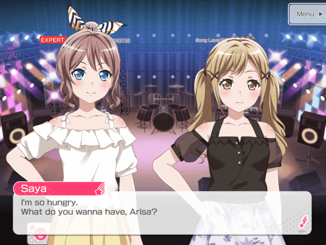 I love Arisa and Saya but not now