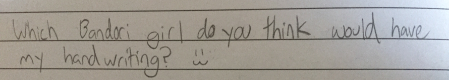 Hopping on this train, featuring a slightly neater version of the unholy scrawl called my...