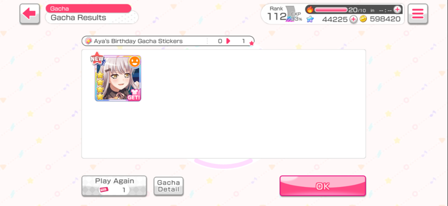 4  of one of my fav girls from a star ticket? I think I've just wasted all my luck lol