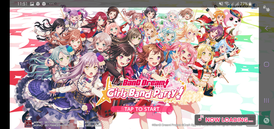 Why? I can't open Bandori T~T