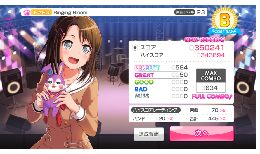 I FCed Ringing Bloom on hard :D