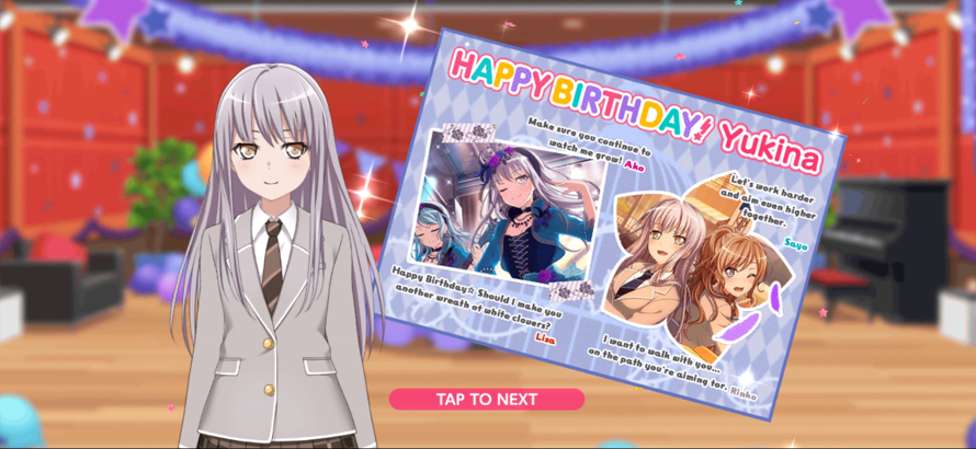 Happy Birthday Yukina! Your my Sisters Absolute Favourite from Bandori. You Bloomed your Way to her...