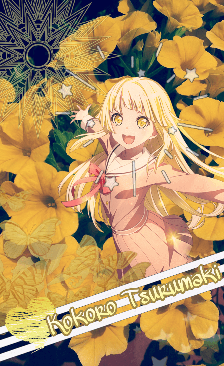 Here I am back at it again with them wallpaper edits!
I made one for Kokoro and my arm really hurts...